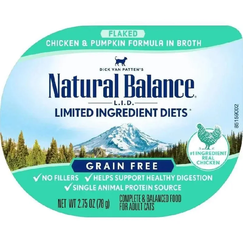 - Summer pet ice matNatural Balance Pet Foods L.I.D. Chicken & Pumpkin Formula in Broth Cat Wet Food 24ea/2.75 oz, 24 pk