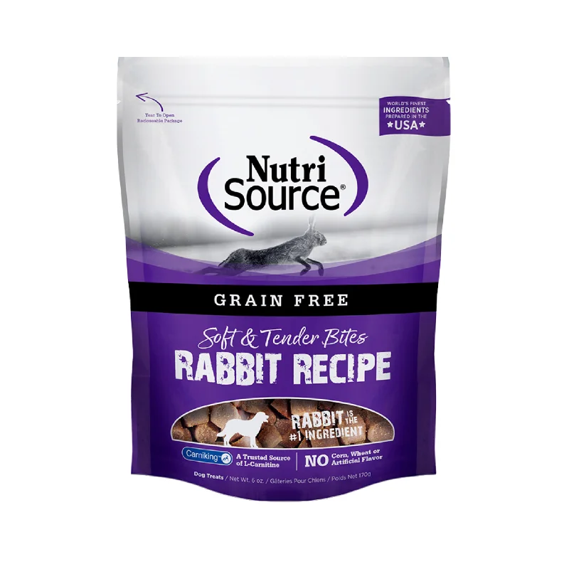 -Fish-containing dog foodNutrisource Grain Free Rabbit Soft & Tender Bites Dog Treats -Fish-containing dog foodNutrisource Grain Free Rabbit Soft & Tender Bites Dog Treats