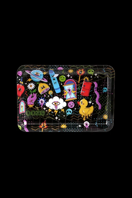 - Rabbit grass rack to prevent waste food boxOoze Metal Rolling Tray – Limited Edition Time Warp - Rabbit grass rack to prevent waste food boxOoze Metal Rolling Tray – Limited Edition Time Warp