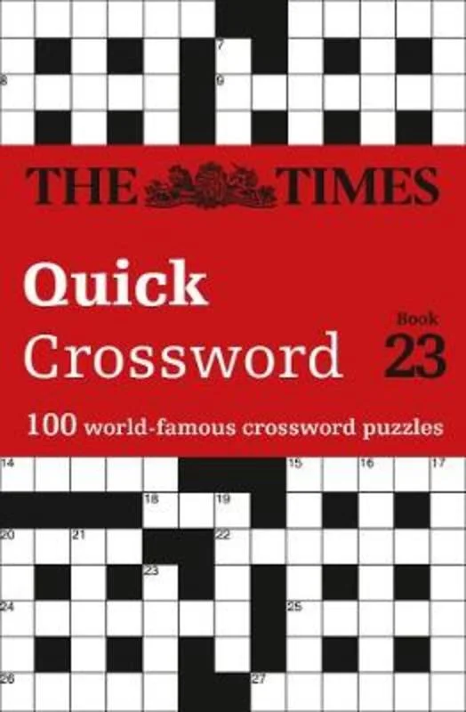 - Natural latex pet mattressThe Times Quick Crossword Book 23