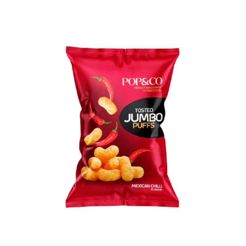 - Deodorizing cat litter tofu litterPOP AND CO TOASTED JUMBO PUFFS MEXICAN CHILLI 90 GM