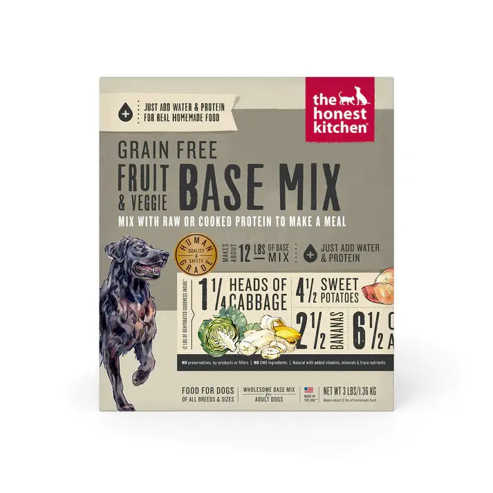 - Pet stroller can be taken on the planeThe Honest Kitchen Dehydrated Grain Free Fruit & Veggie Base Mix Recipe Dog Food