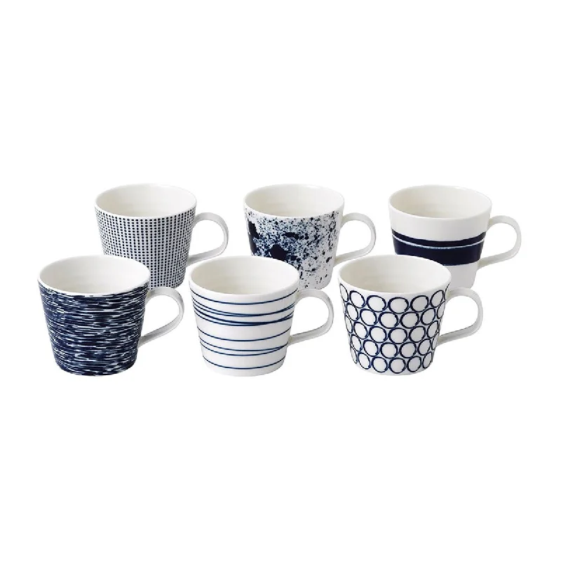 ---Royal Doulton Pacific Mugs 260ml (Set of 6)