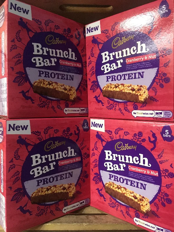- Cat anti-jump window safety net25x Cadbury Brunch Cranberry & Nut Protein Bars (5 Packs of 5x32g Bars)