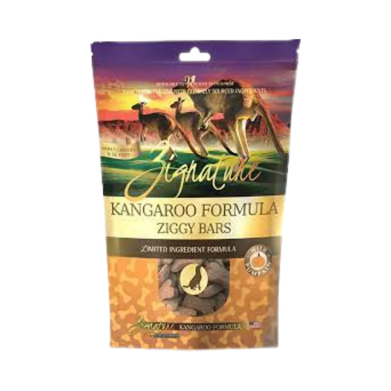 Dog FoodZignature Kangaroo Ziggy Bars Biscuit Dog Treats