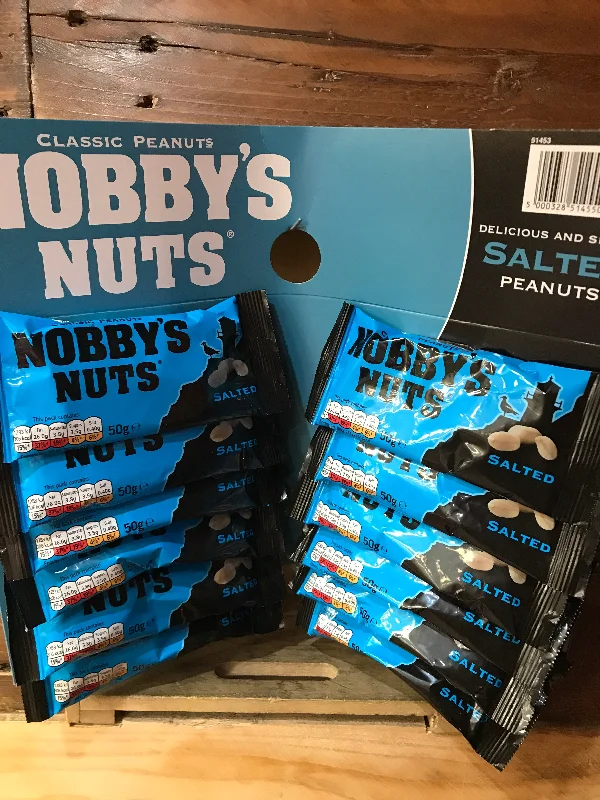 Pet Products12x Nobby's Nuts Classic Salted Peanuts Bags (12x50g)