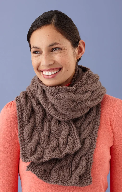 - Air box TSA certified check-inMixed Cable Scarf (Knit)
