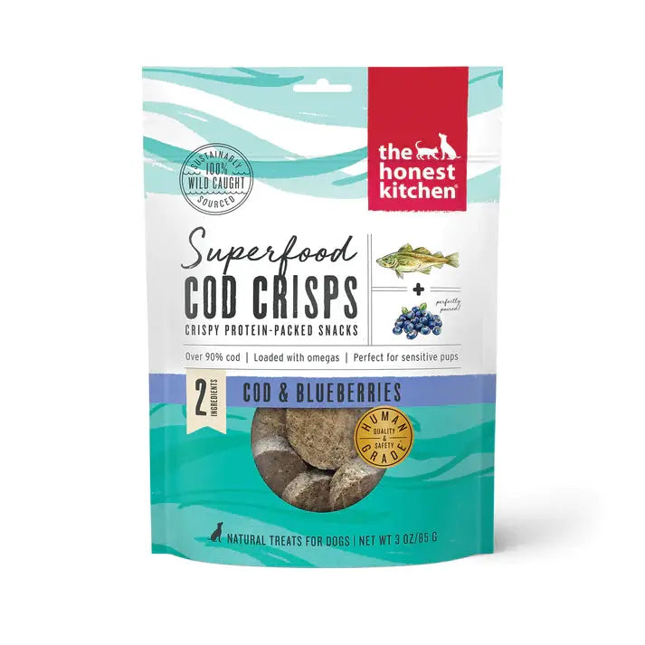 - Pet water dispenser UV sterilization versionThe Honest Kitchen Superfood Cod Crisps: Cod & Blueberry Dog Treats 3oz - Pet water dispenser UV sterilization versionThe Honest Kitchen Superfood Cod Crisps: Cod & Blueberry Dog Treats 3oz