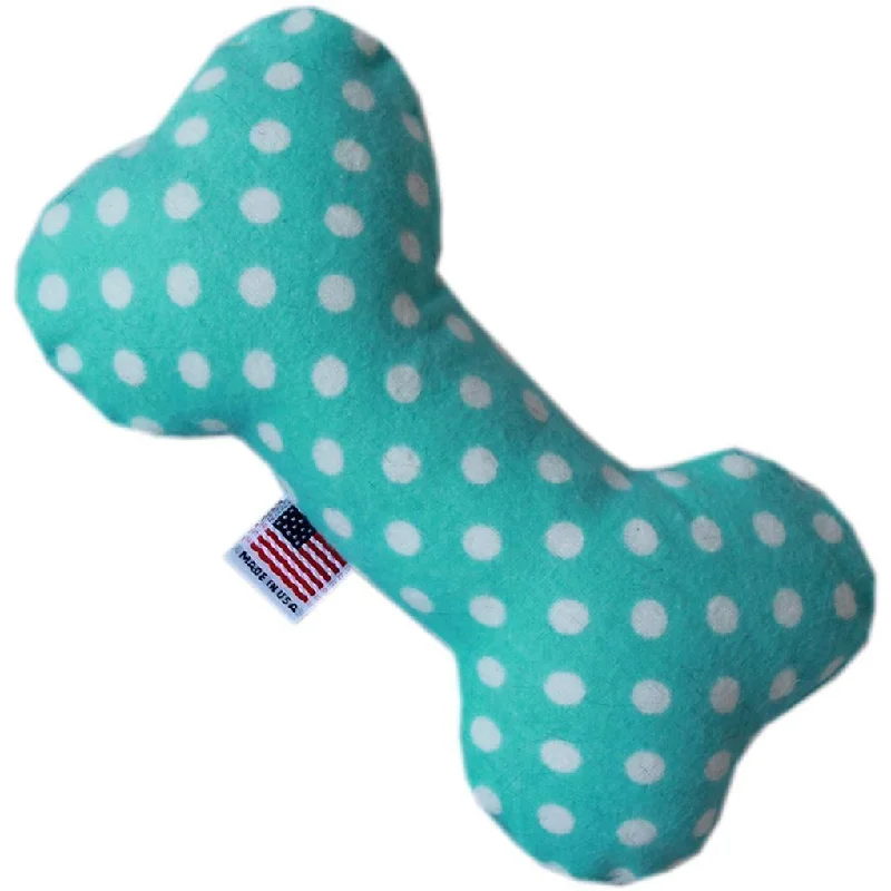 - How to choose pet toysPlush Bone Dog Toy Aqua Swiss Dots