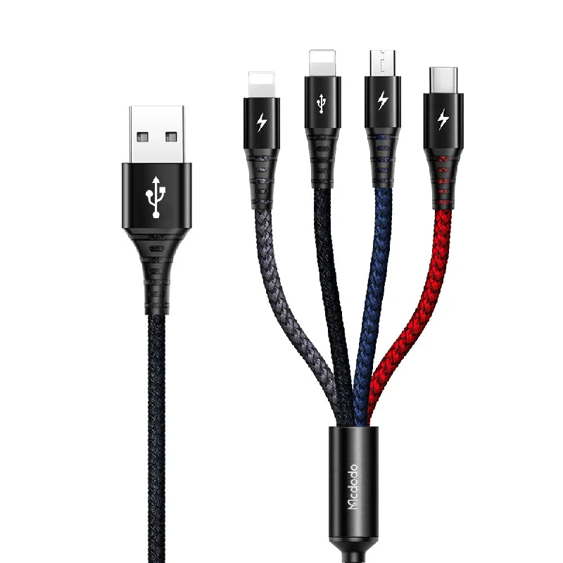- Winter warm clothes for short-haired dogs4 in 1 Lightning*2+Micro USB+Type-C Cable