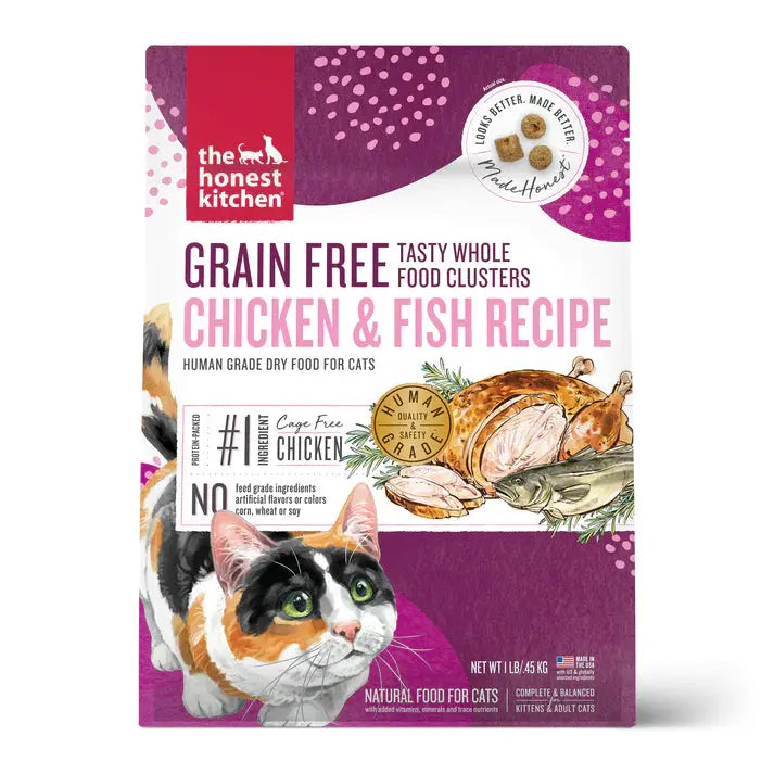 - Climbing pet constant temperature heating padThe Honest Kitchen Whole Food Clusters Grain Free Chicken & Fish Dry Cat Food - Climbing pet constant temperature heating padThe Honest Kitchen Whole Food Clusters Grain Free Chicken & Fish Dry Cat Food