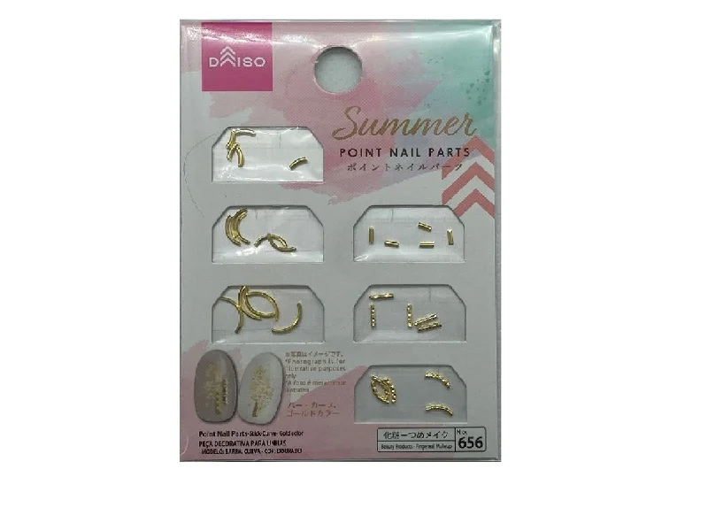 - Parrot climbing and standing wooden framePoint Nail Parts-Stick-Curve- Gold Color