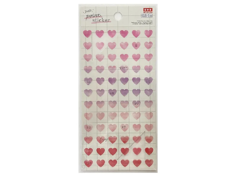 - Car dog seat beltPetit Point Sticker - Watercolor Heart