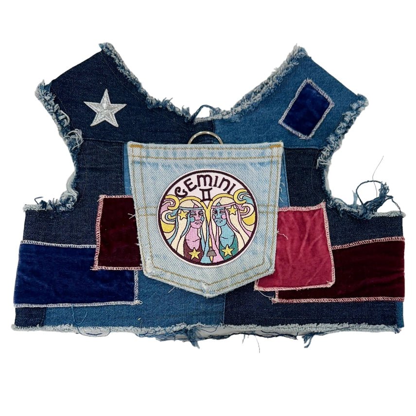 Classification by material or design:Astrological Expressions Gemini Up-Cycled Harness