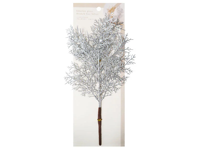 - Dog anti-slip matInterior Grass Branch Tree Silver