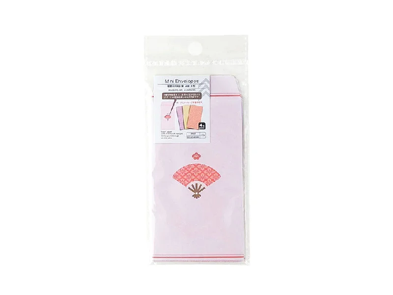 - Degradable pet feces bagWindow Mini Envelopes -Hand Fan 4Pcs-