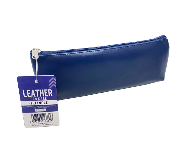 - Automatic induction pet water dispenserPen Case Leather-Style Triangle Navy