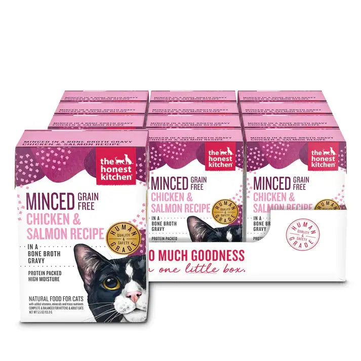 - Dog heart rate monitoring collarThe Honest Kitchen Grain Free Minced Chicken & Salmon in Bone Broth Gravy Wet Cat Food 12/5.5oz - Dog heart rate monitoring collarThe Honest Kitchen Grain Free Minced Chicken & Salmon in Bone Broth Gravy Wet Cat Food 12/5.5oz