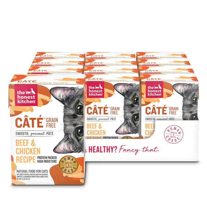 - Air box TSA certified check-inThe Honest Kitchen Cate Grain Free Beef & Chicken Pate Wet Cat Food 12/5.5oz - Air box TSA certified check-inThe Honest Kitchen Cate Grain Free Beef & Chicken Pate Wet Cat Food 12/5.5oz