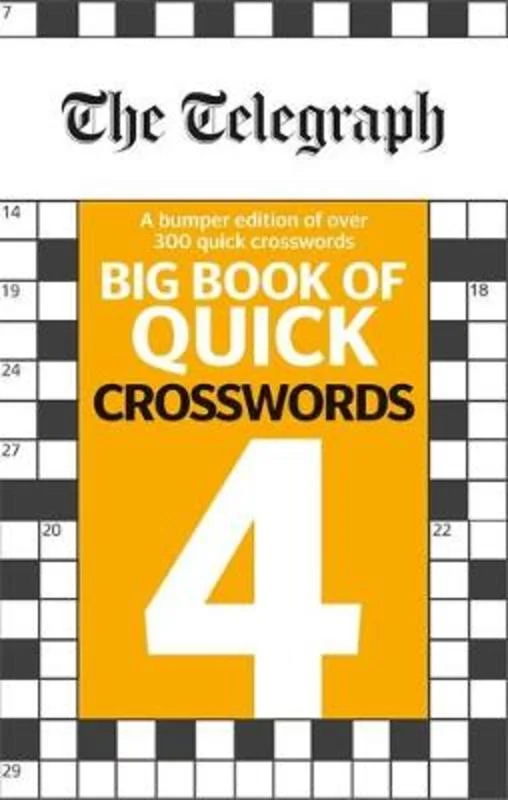 - Deodorizing cat litter tofu litterThe Telegraph Big Book of Quick Crosswords 4
