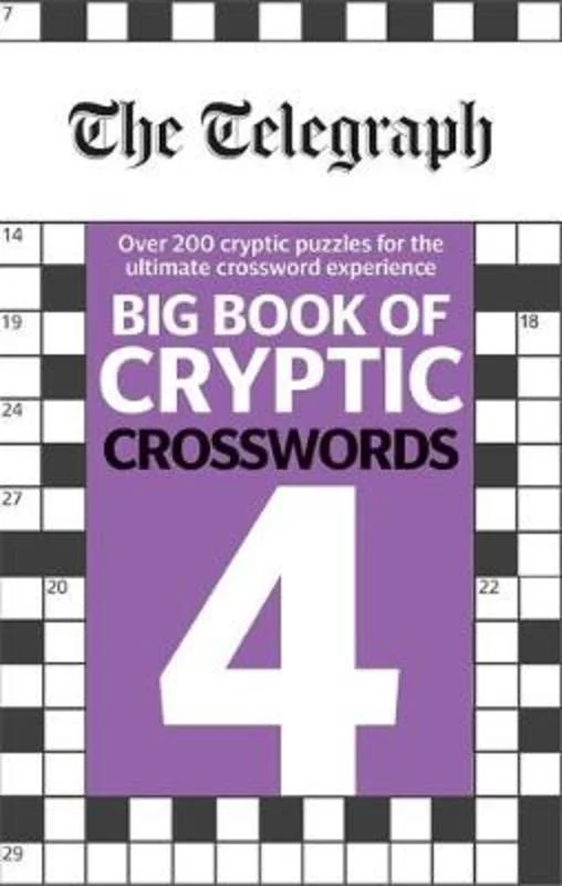 - Pet vitamin complex nutrition tabletsThe Telegraph Big Book of Cryptic Crosswords 4