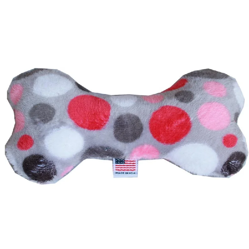 - Dog toy recommendationsPlush Bone Dog Toy Pink Party Dots