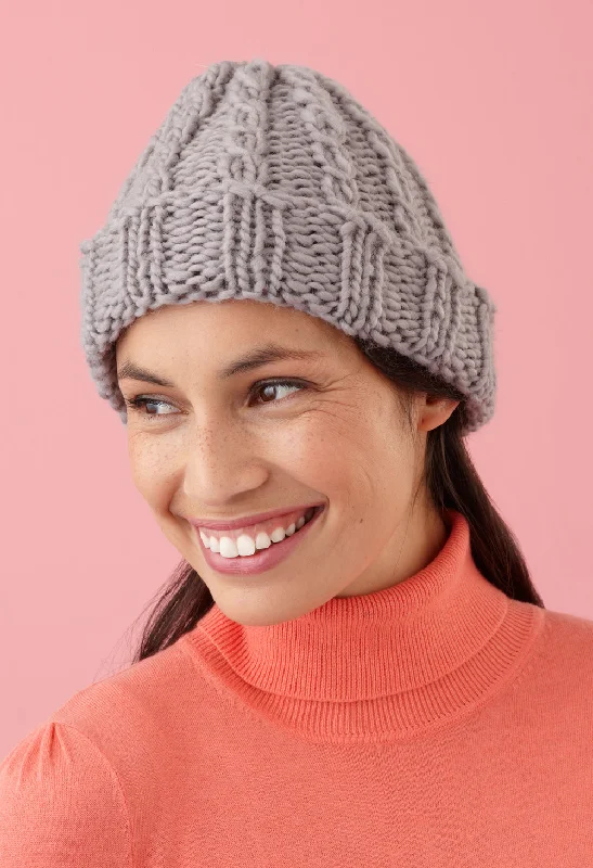 - Natural latex pet mattressLoom Knit Cable Hat And Wristers - Version 2
