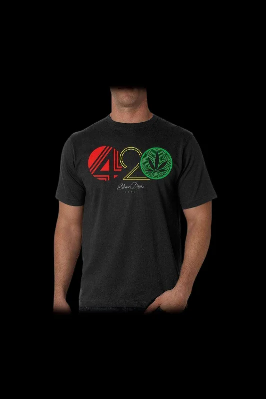 - Chinchilla cooling ice nest ceramic plateStonerDays 420 Rasta T-Shirt