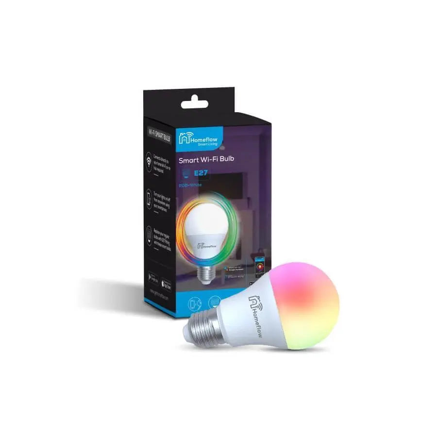 - Remote interactive pet feederHomeflow WiFi Smart Light Bulb E27 9W RGB + Cold White - Remote interactive pet feederHomeflow WiFi Smart Light Bulb E27 9W RGB + Cold White