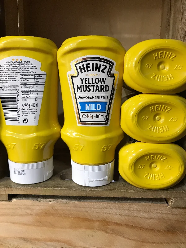  -Anti-slip claw protection raincoat FOR dogs5x Heinz Yellow Mustard Mild (5x 445g)