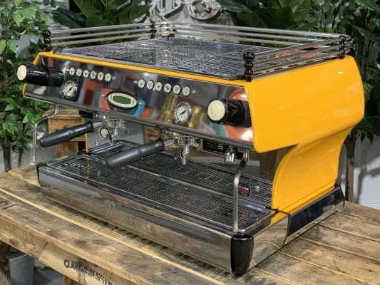 ---La Marzocco FB80 2 Group Deep Yellow