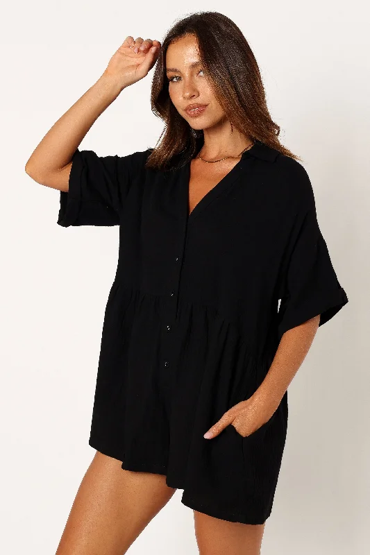 Winny Romper - Black