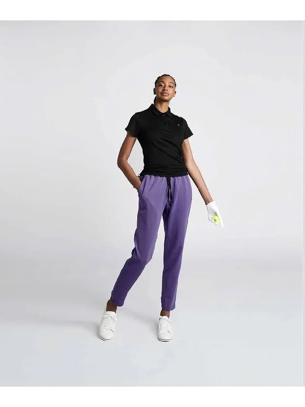 Slim Banding Track Pants Purple