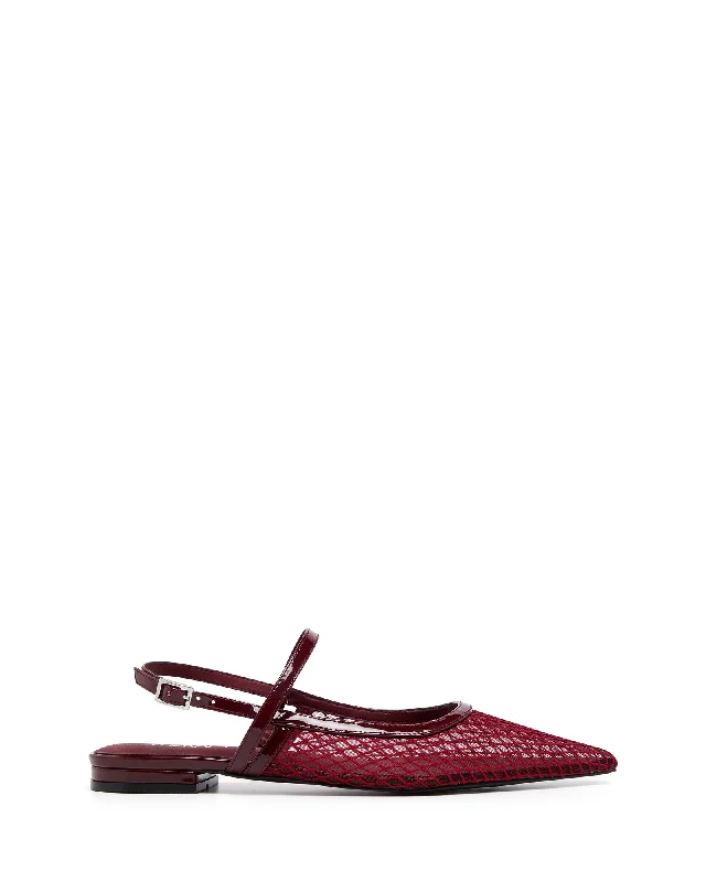 Lourdes Pointed Flat Cherry Patent