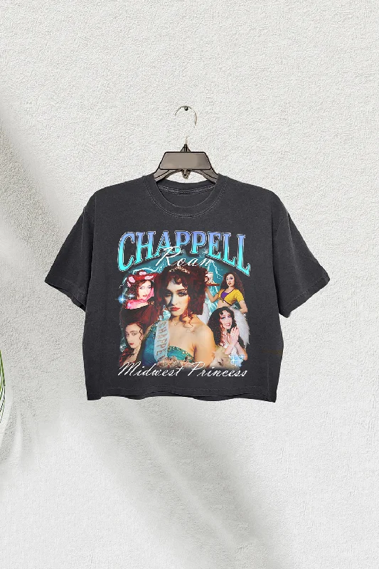 ChappellRoan Midwest Princess Retro 90s Crop Tee For Women