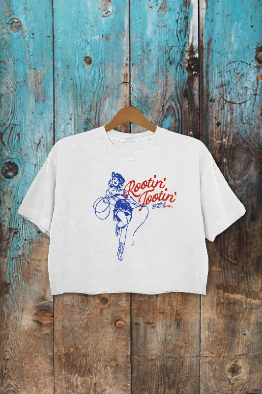 Rootin' Tootin' Good Time Crop Top For Women