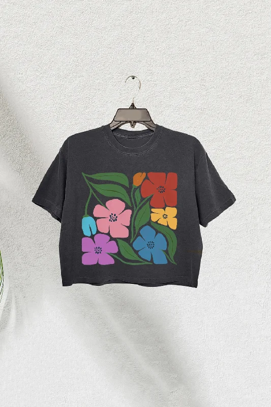 Subtle Gay Pride Crop Tee For Women